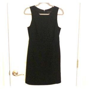 Banana republic shift dress cut out design overlay